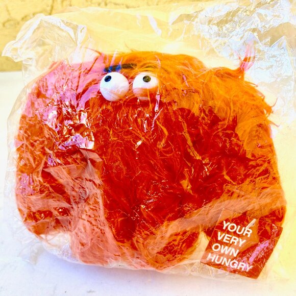 Weight Watchers Hunger Plush Orange Stuffed Hungry Monster Promo Toy 6” Rare New - Picture 6 of 9